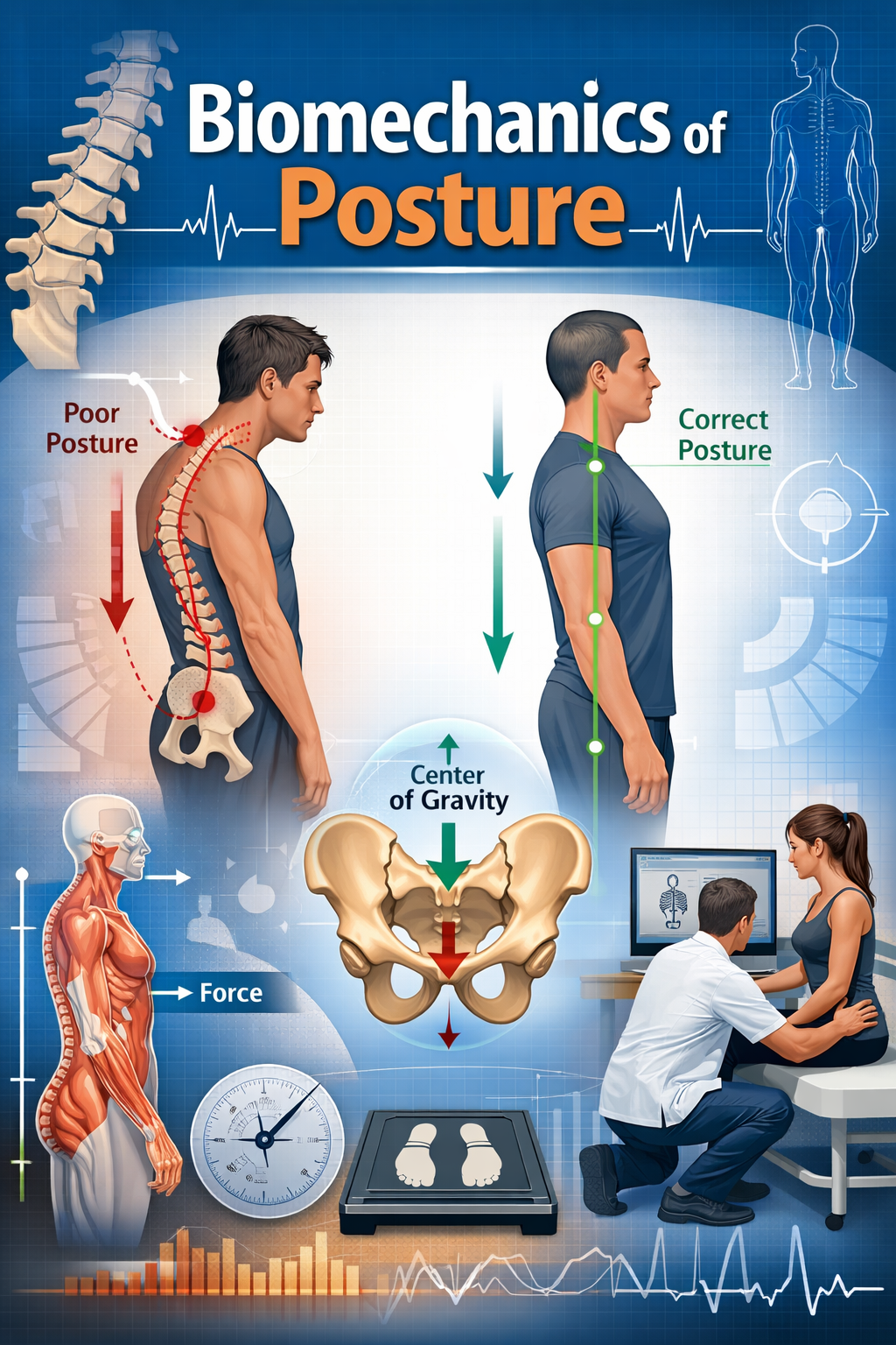 Summary of Posture Analysis, Biomechanics of posture | Central ...
